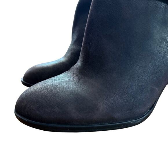 Louise Et Cie Ranier Womens Brown Leather Ankle Boots Booties Chunky Heel sz 7 - Picture 8 of 16